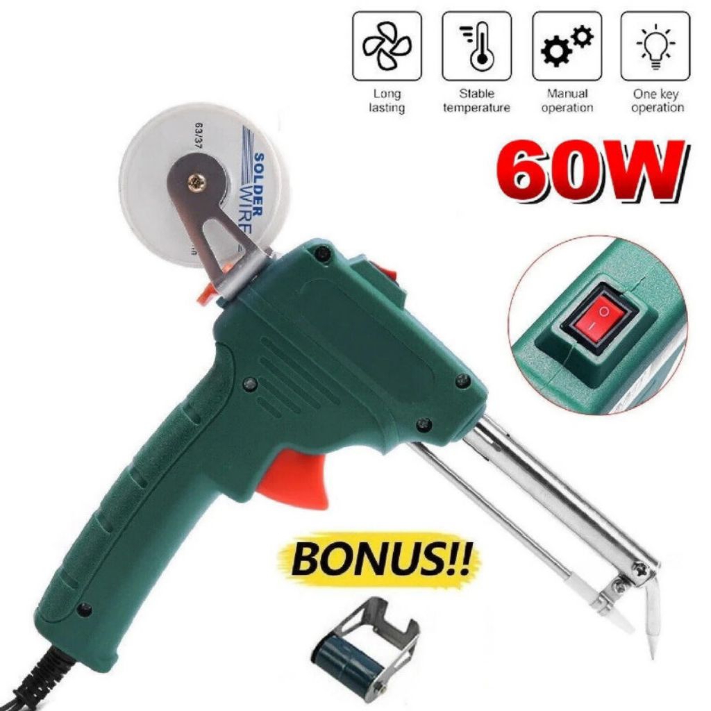 Solder Listrik Tembak 60W GT-05 Handheld Wire Hanger Cepat Panas Alat Las Elektronik High Quality