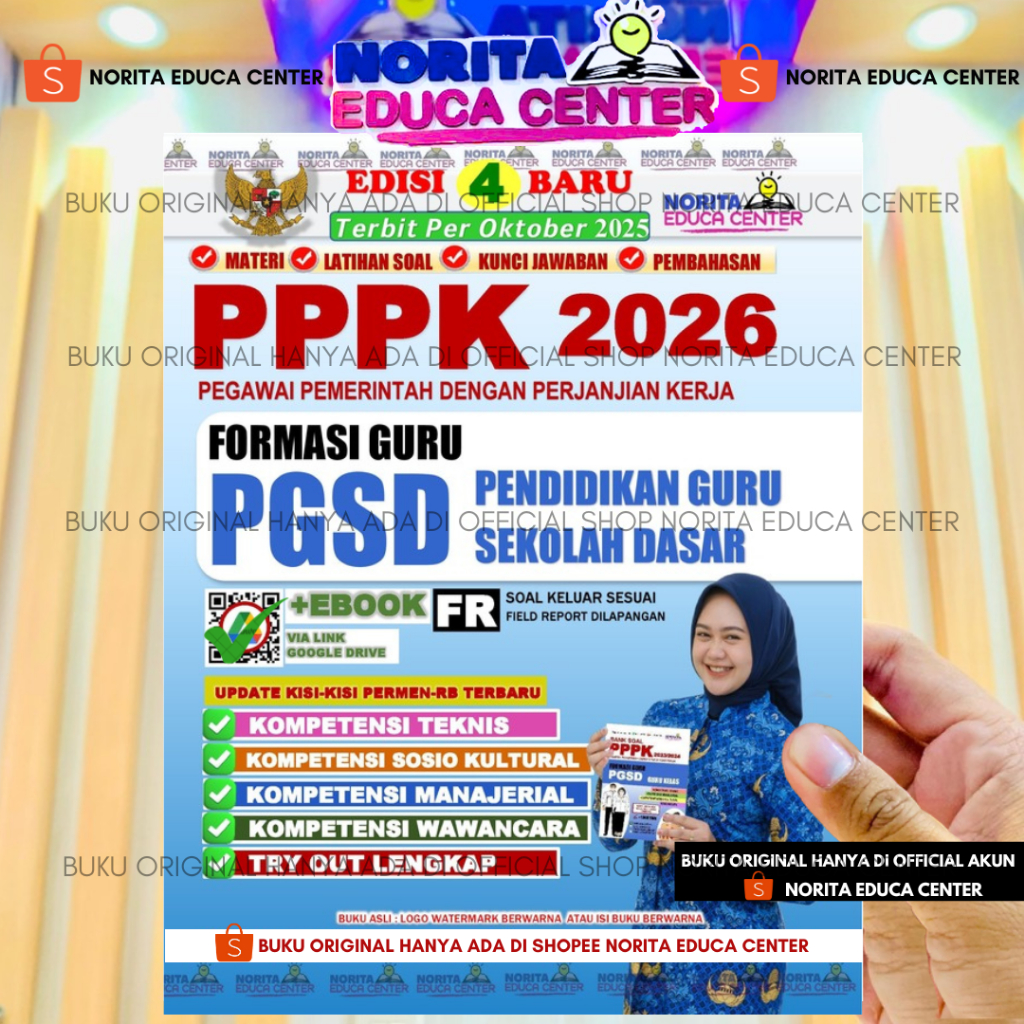BUKU PPPK FORMASI GURU PGSD NORITA EDUCA CENTER