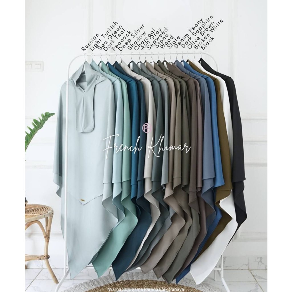 FK Faiqa french khimar by Pelangi Hijab | nyaman syari