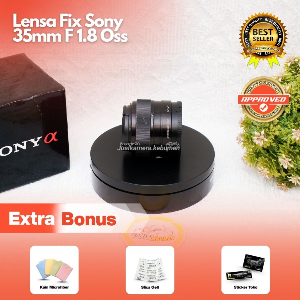 SONY E 35mm F 1.8 OSS Lensa / Lensa Fix Sony 35mm F 1.8 Oss