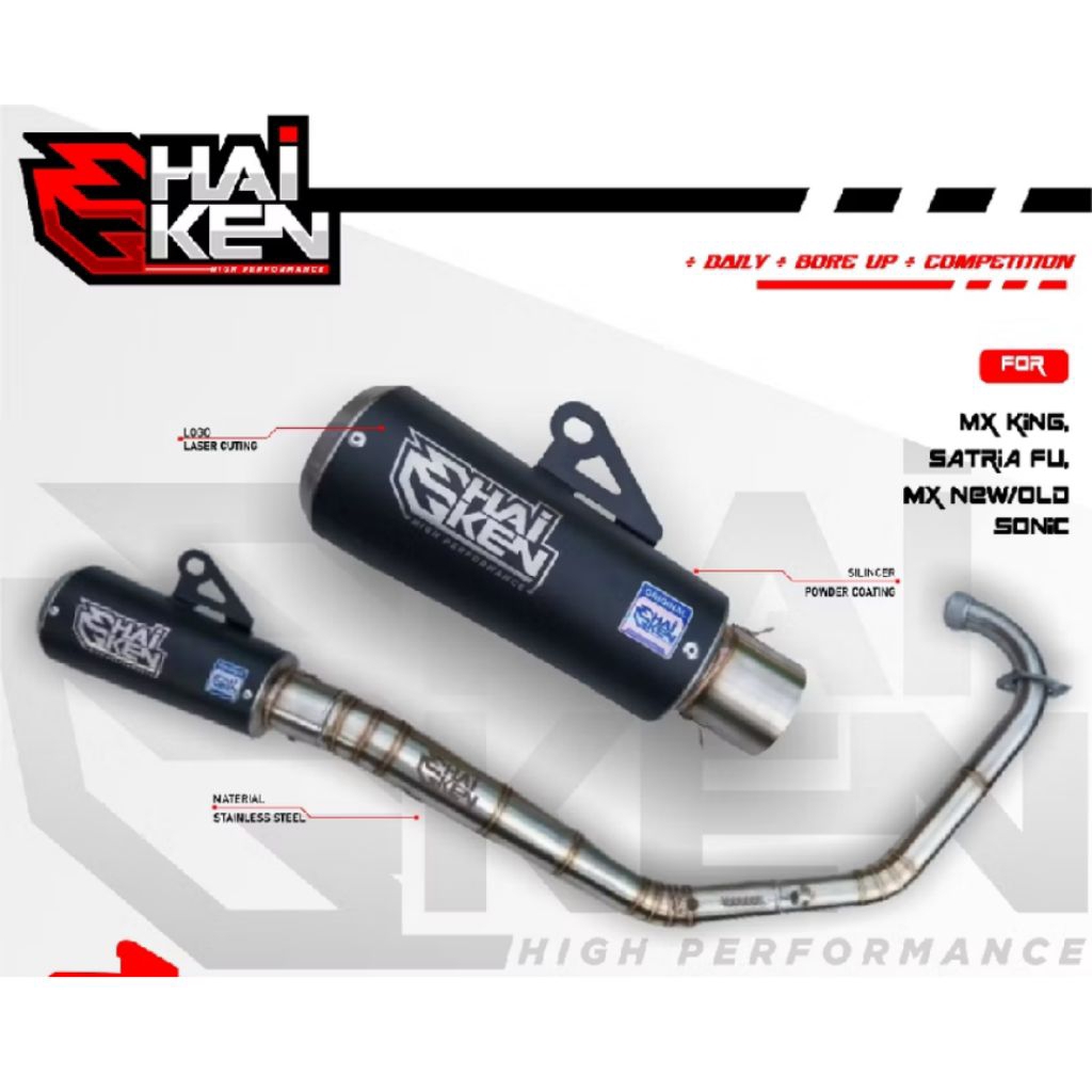 knalpot racing motor MX new 135