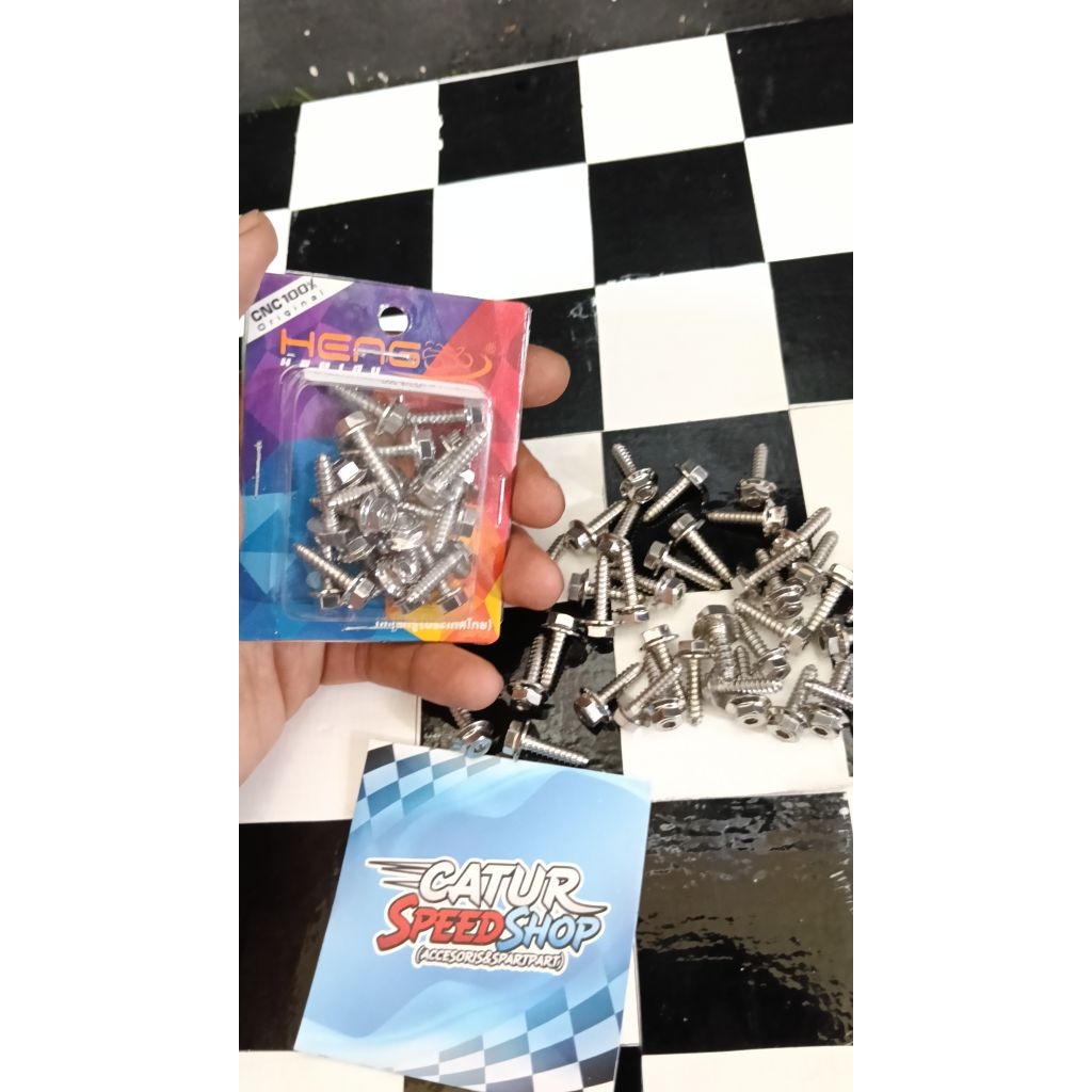 baut body stainless honda