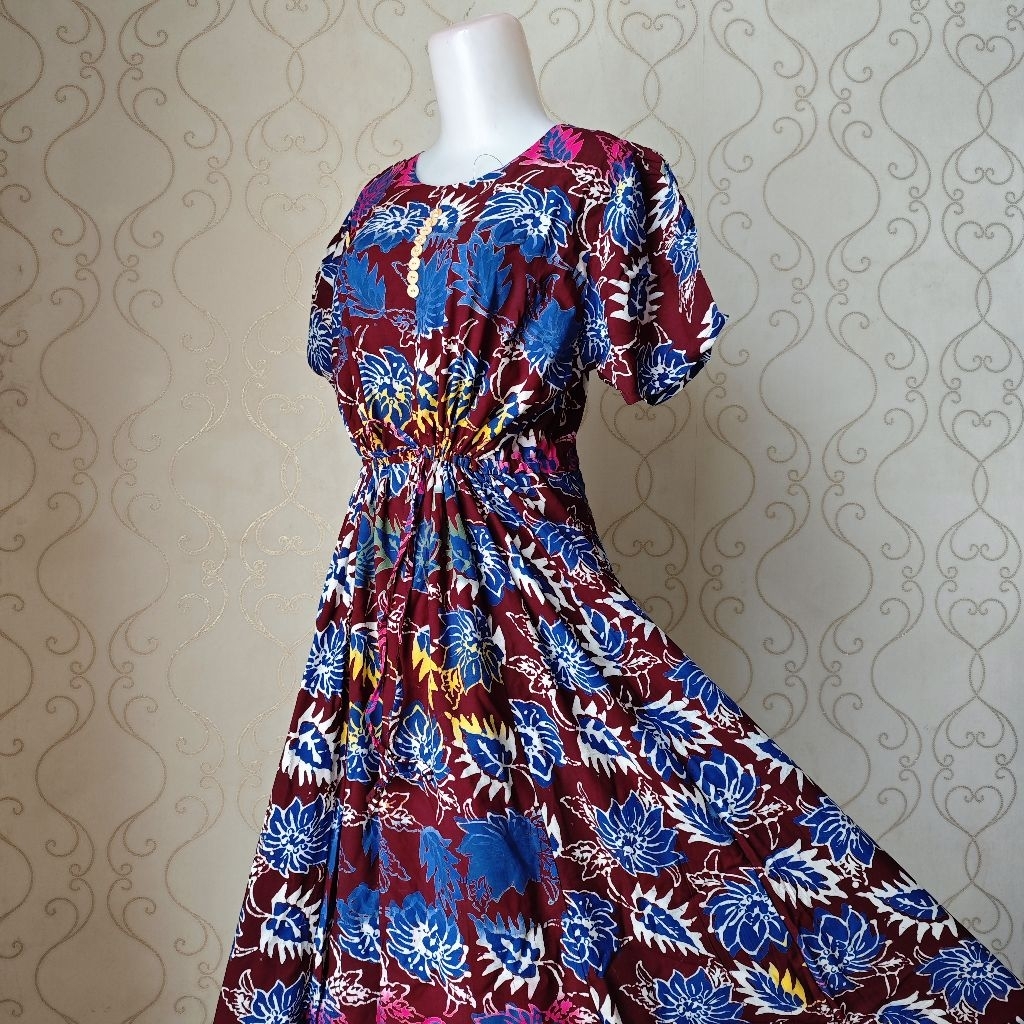 Daster LUCYANA - Model Serut Pinggang