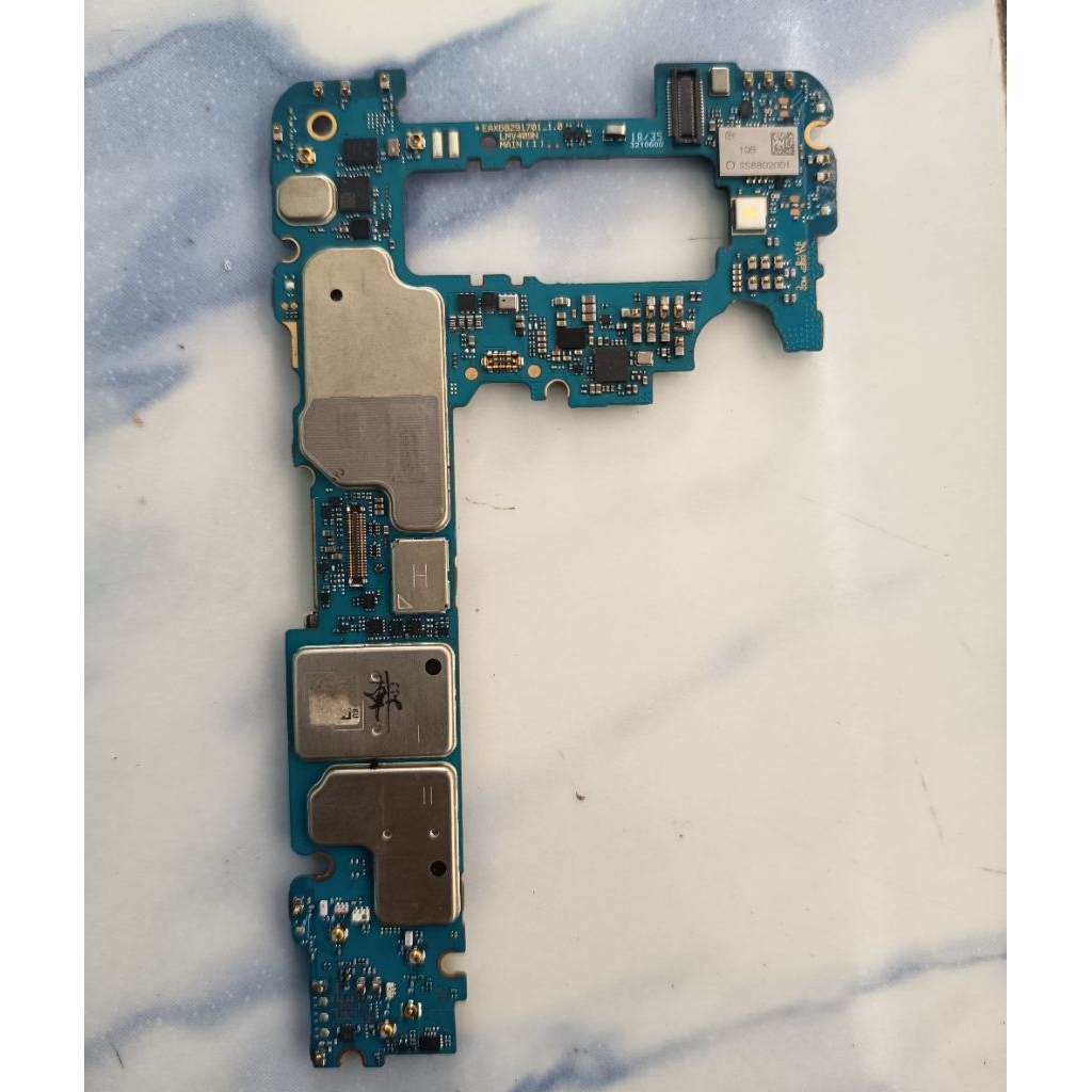 Pcb mesin atas ajah lg v40 thinq ram 6/128 Normal.