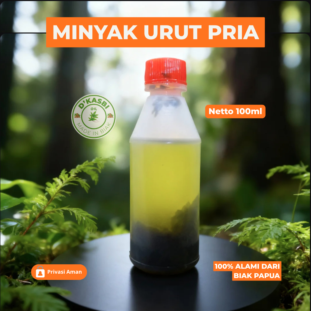 Daun Bungkus tiga jari Asli Biak Papua D'Kasbi Oil 100ml