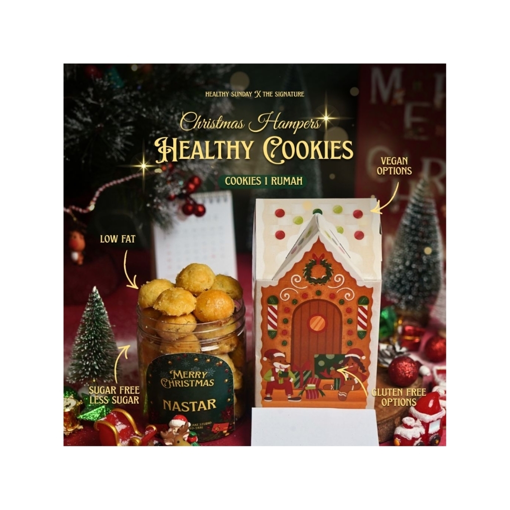 [READY STOCK] Bandung, Jakarta, Tangerang, Surabaya - Healthy Hampers Cookies 1 Rumah