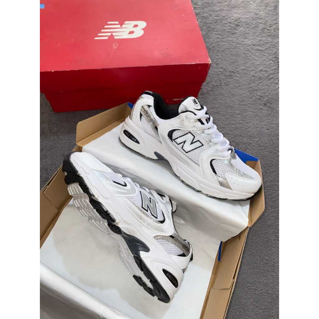 ORIGINAL INDONESIA RIJEK PABRIK - Sepatu Wanita New Balance 530 'White Natural Indigo Authentic 100%