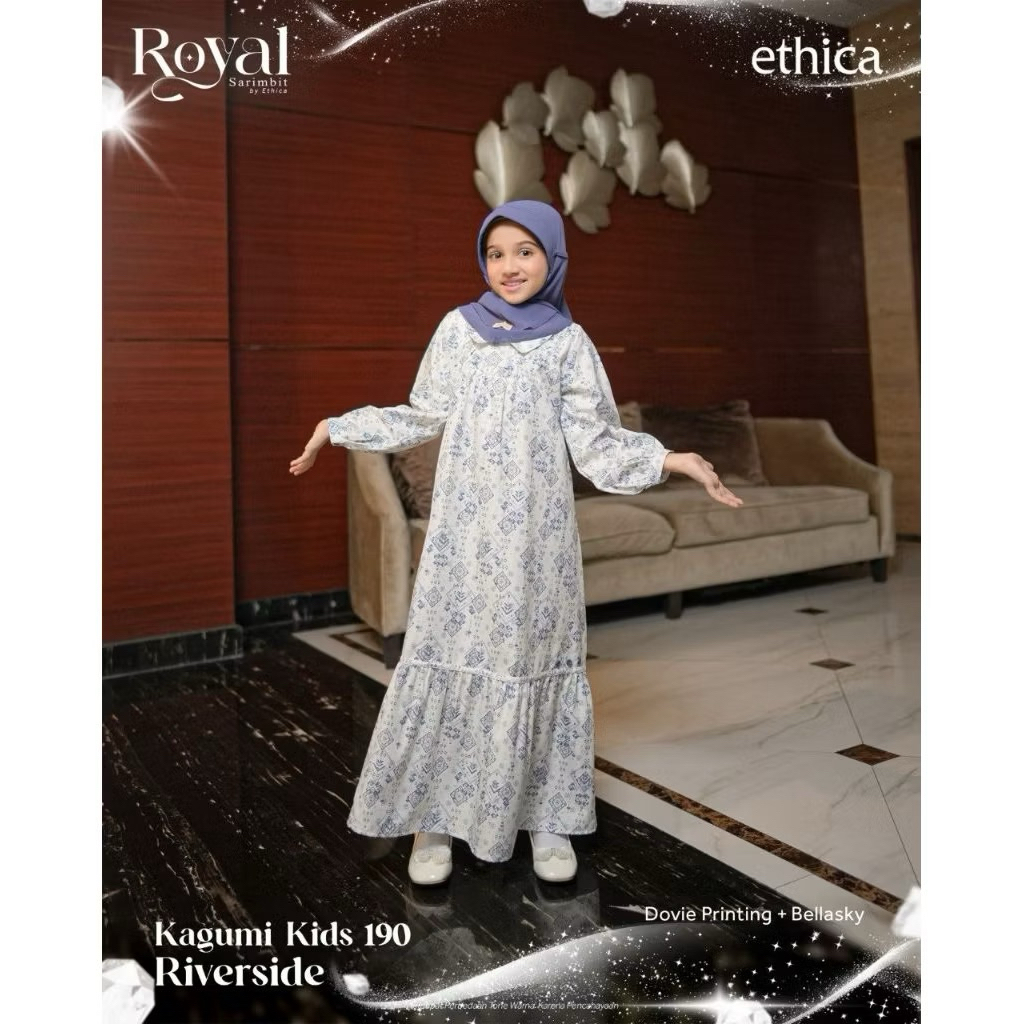 Ethica Kagumi Riverside Gamis Anak Perempuan