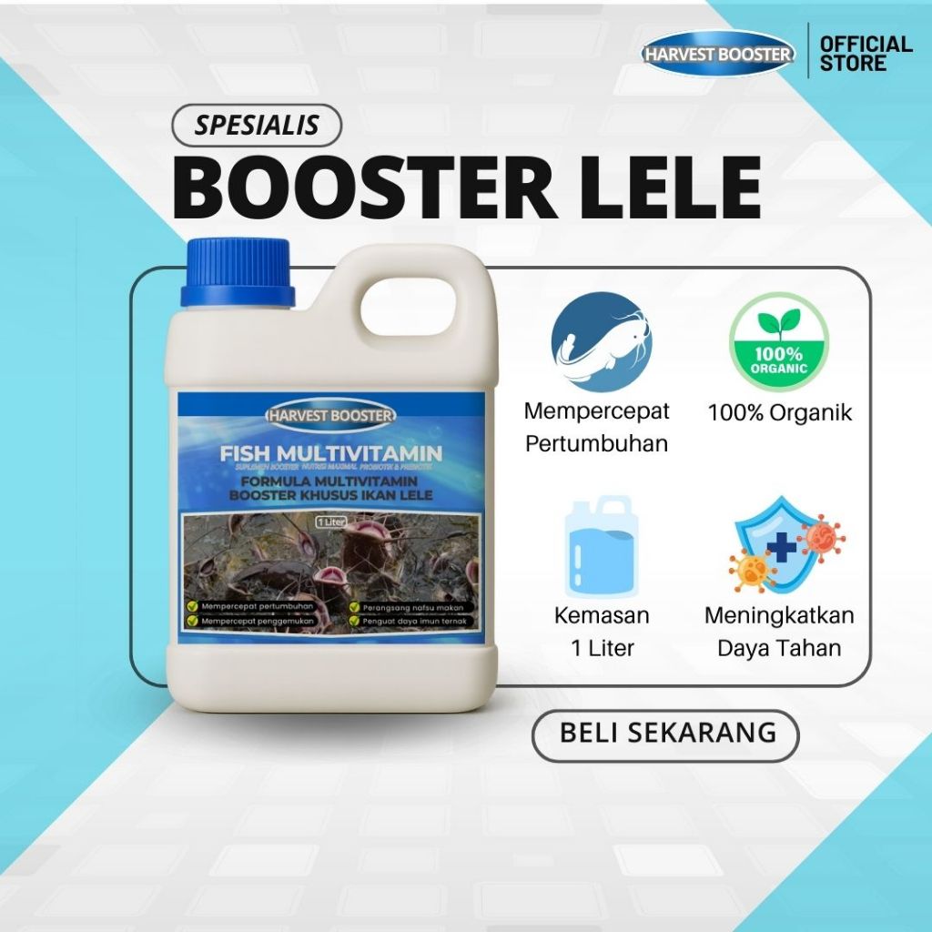 Vitamin Booster Ikan lele agar cepat besar , Vitamin probiotik ikan lele, Vitamin ikan lele memperce
