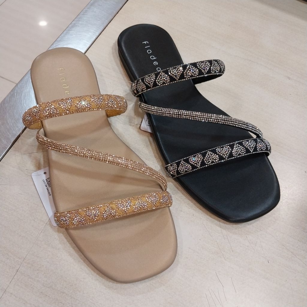 FLADEO sandal flat wanita mewah ori by matahari