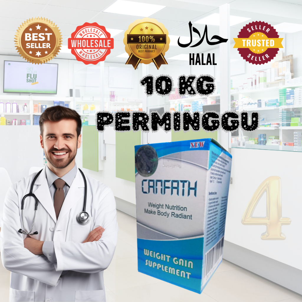 OBAT HERBAL CANFATH ORIGINAL SUPLEMEN PENGGEMUK BADAN PERMANEN AMPUH ASLI IMPORT BPOM
