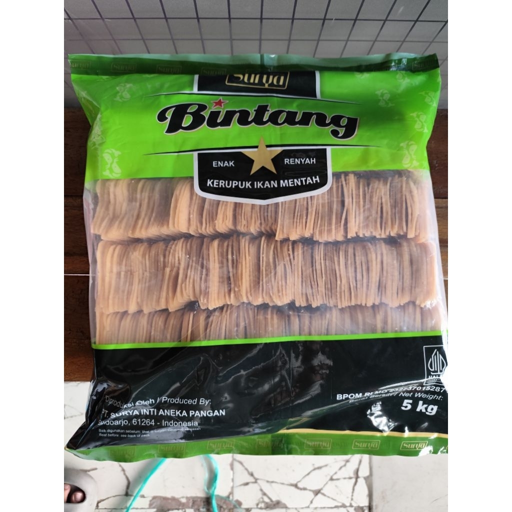 KRUPUK UDANG BINTANG BESAR ORANGE
