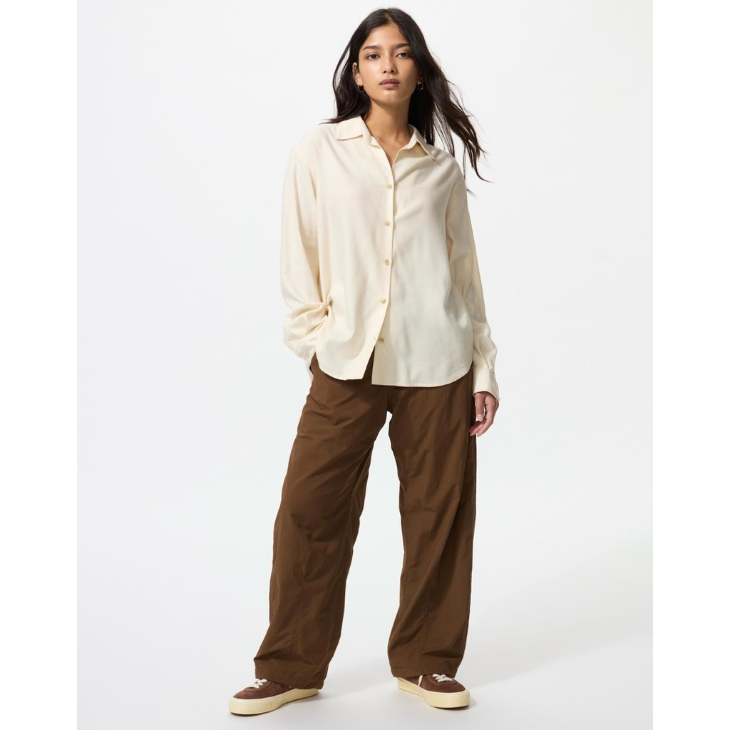 Uniqlo soft flannel skipper shirt jastip