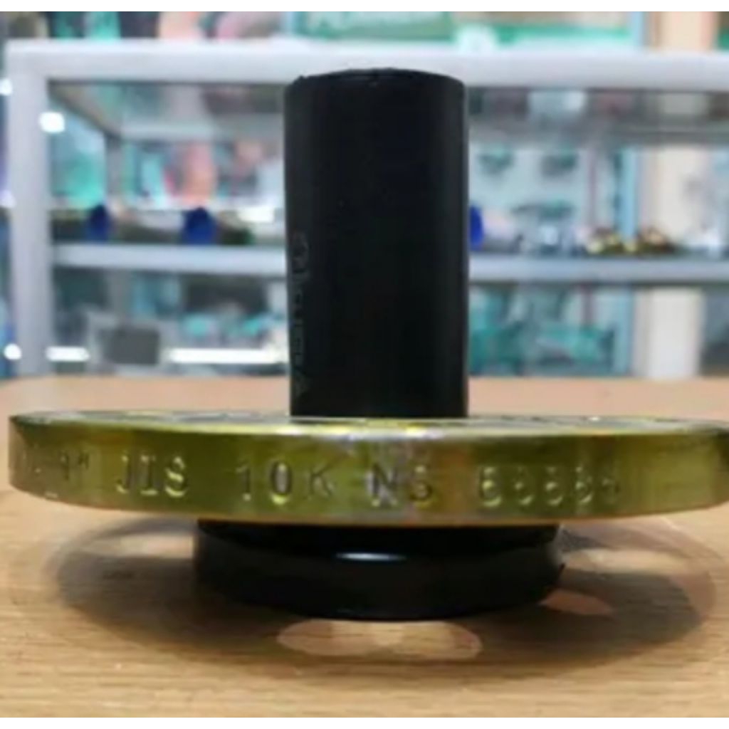 Stub and flange besi JIS 10k HDPE 2" inch/ flange karbon stel stub dan HDPE
