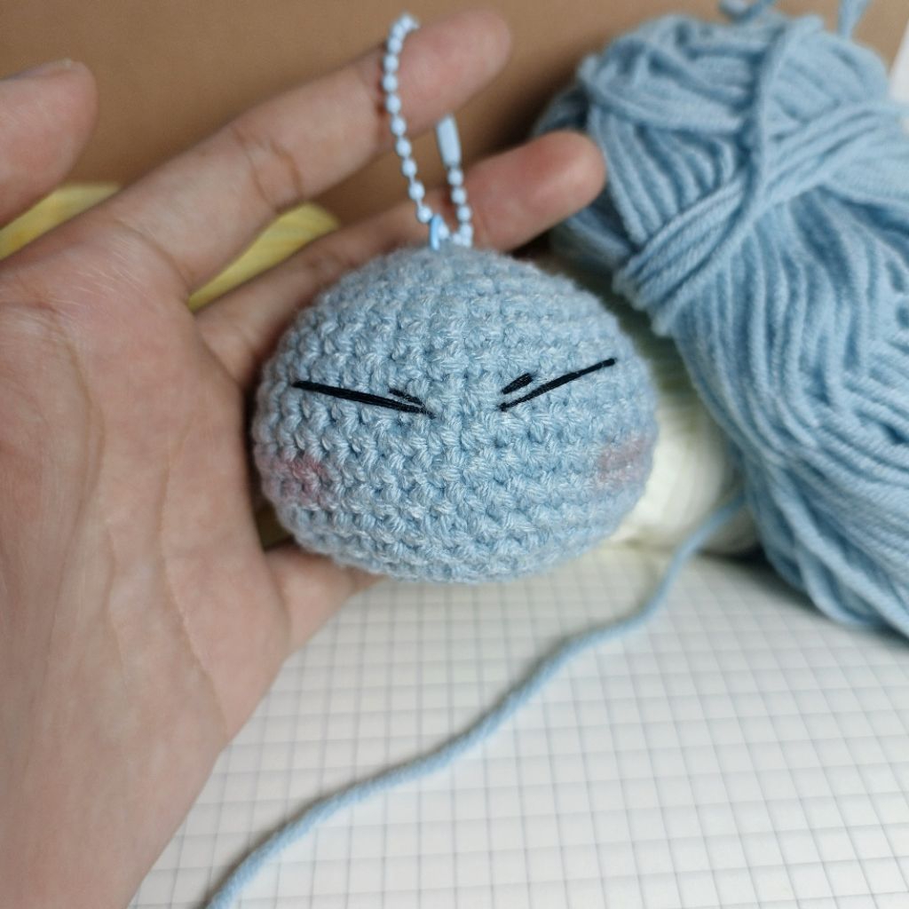 RIMURU AMIGURUMI KEYCHAIN| GANTUNGAN KUNCI RAJUT