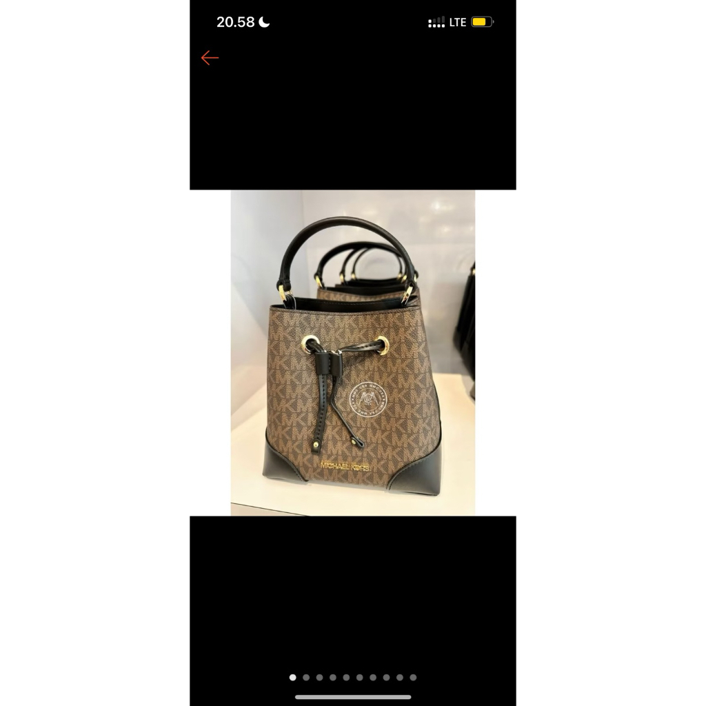 preloved MK MERCER SMALL BUCKET MK8133