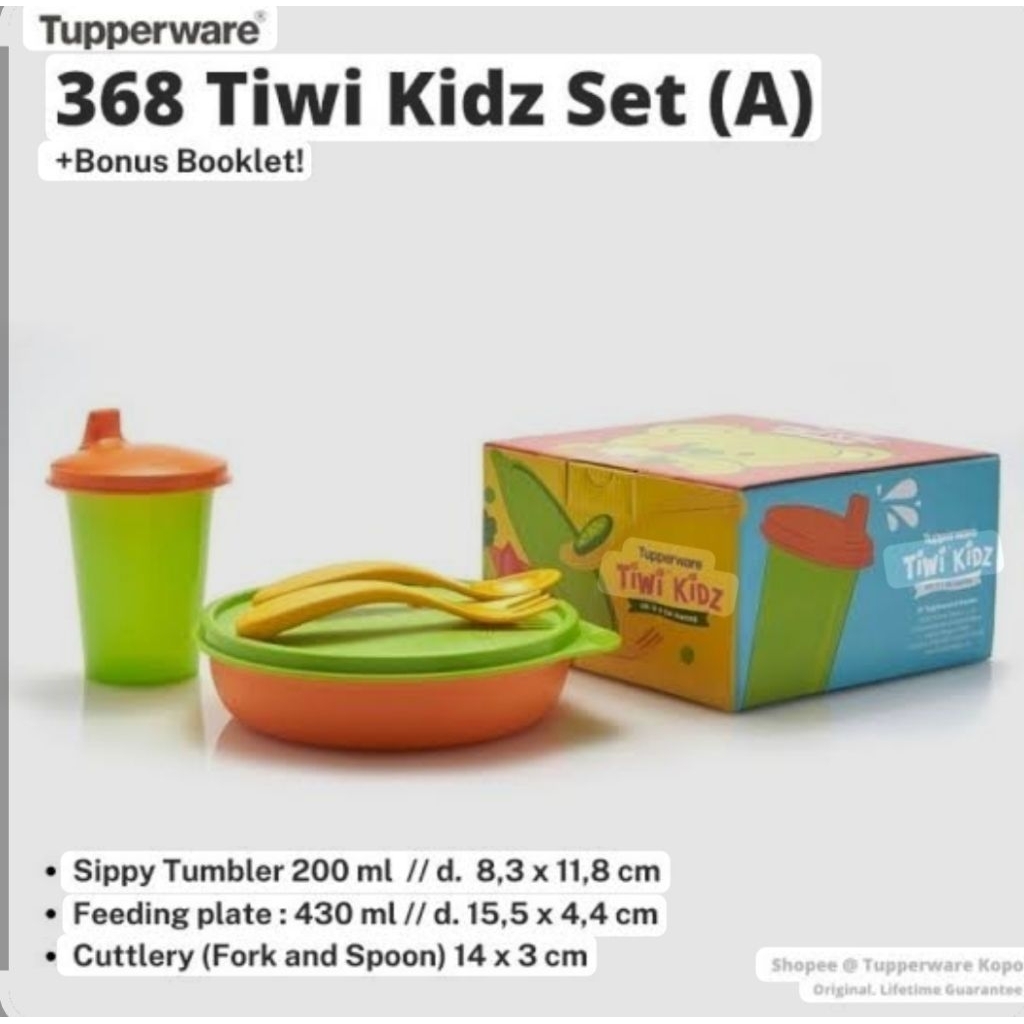 Tiwi Kidz Set Tupperware