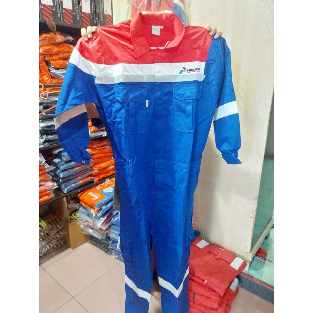 Coveroll Pertamina BR - Shield Wearpack Anti Flame NFPA 2112