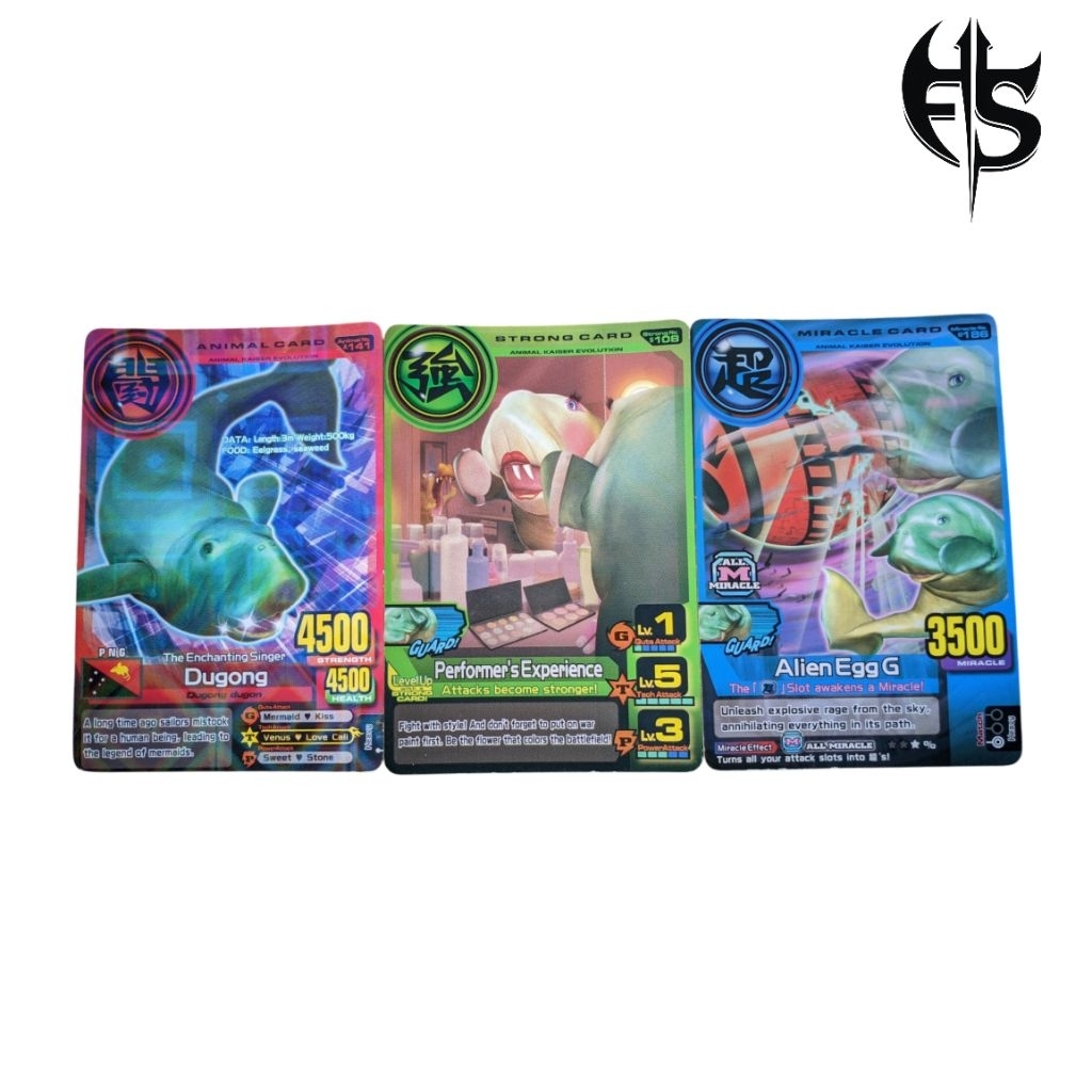 Animal Kaiser Card Dugong SET