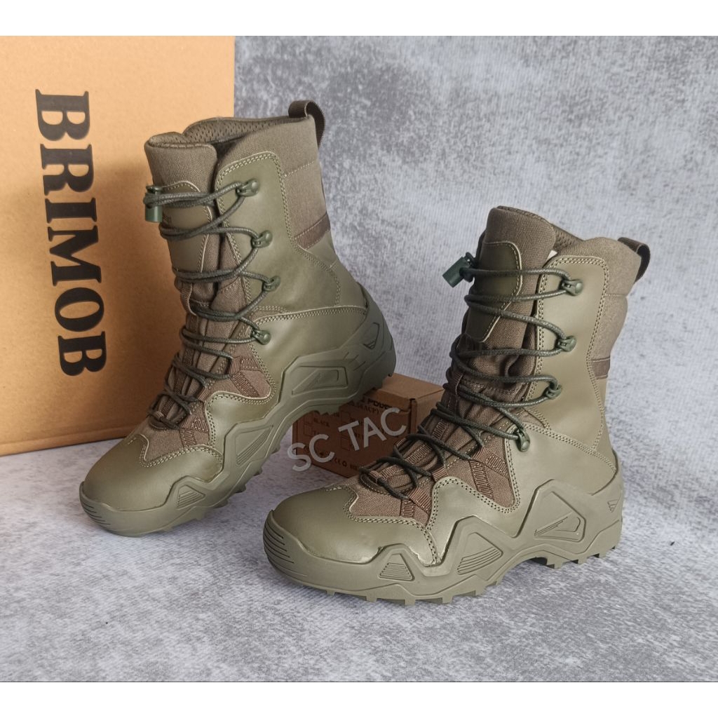 Sepatu PDL TACTICAL HIJAU BRIMOB 2025/Sepatu PDL HIJAU TACTICAL BRIMOB