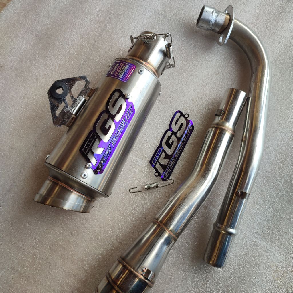 KNALPOT PROMIN SARBOR ORIGINAL RGS TYPE PROLINER PNP MOTOR BEBEK ASTREA GRAND PRIMA SHOGUN SMASH WIN