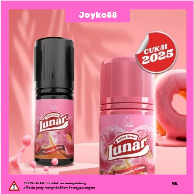 LUNAR DONUT STRAWBERRY FREEBASE 60ML 100% AUTHENTIC