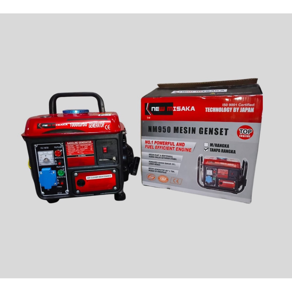 MESIN GENSET 2tak 650-850wat / genset mini