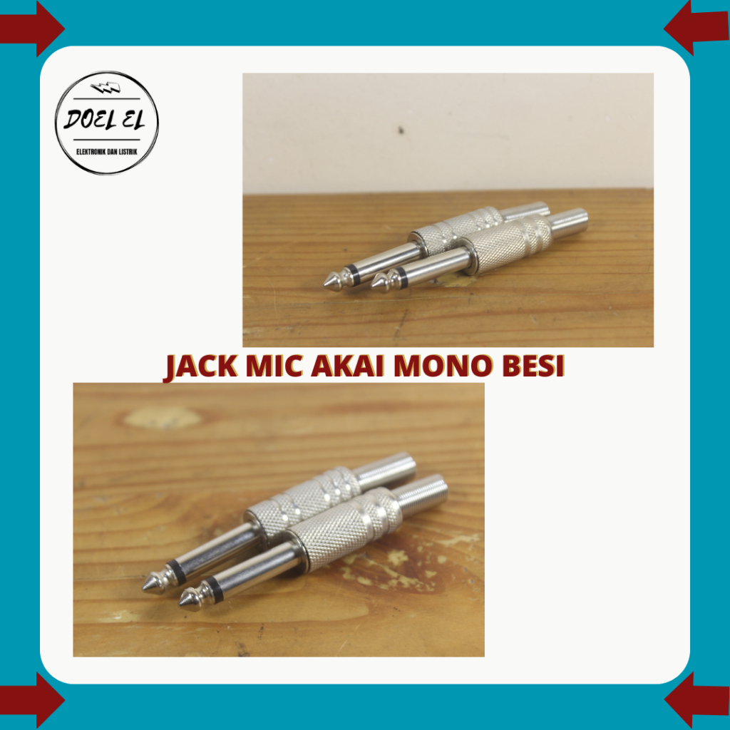 JACK AKAI MONO 6,5MM BESI | JACK AKAI MONO BESI