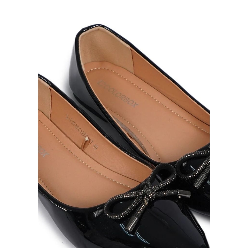 Sepatu COLORBOX Black Flat Shoes