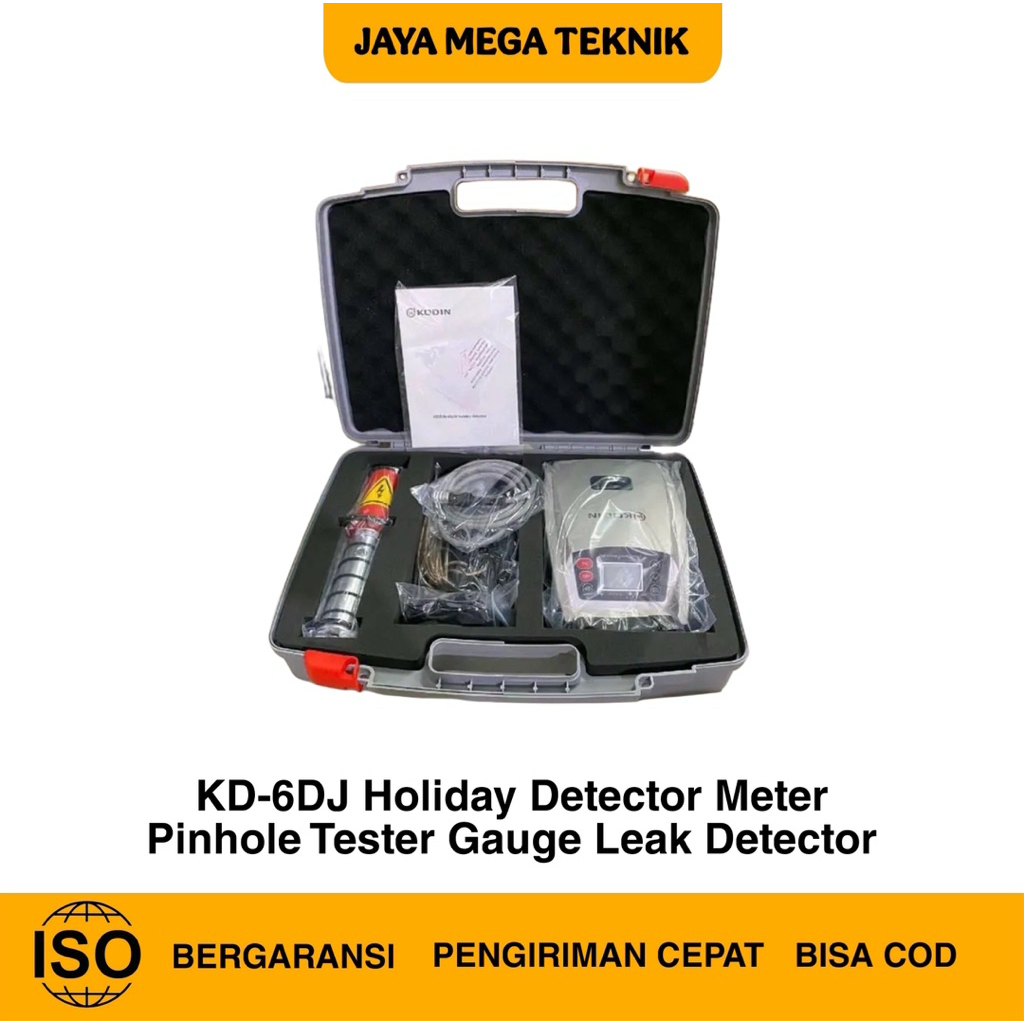 KD-6DJ Holiday Detector Meter Pinhole Tester Gauge Leak Detector