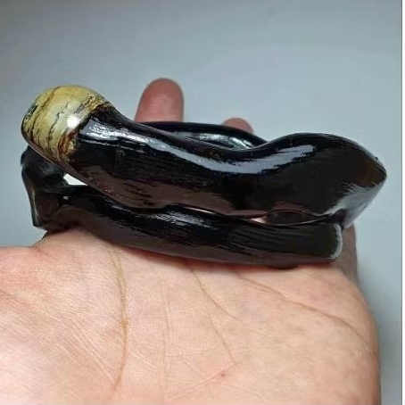 Gelang Akar Bahar Hitam Bonggol Jumbo Asli