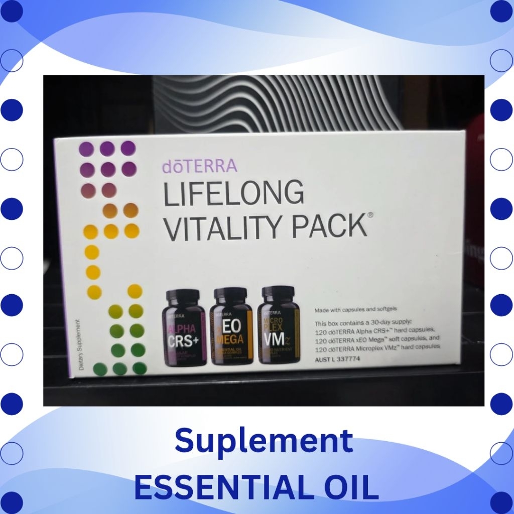 LLV Lifelong Vitality Suplement Doterra komplit CRS APHA mega MVX LONG LIFE