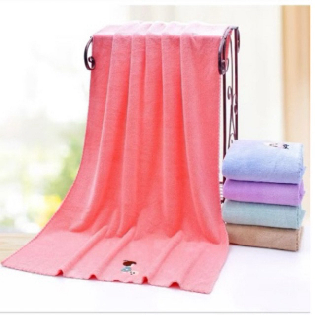 Handuk mandi microfiber 70x140