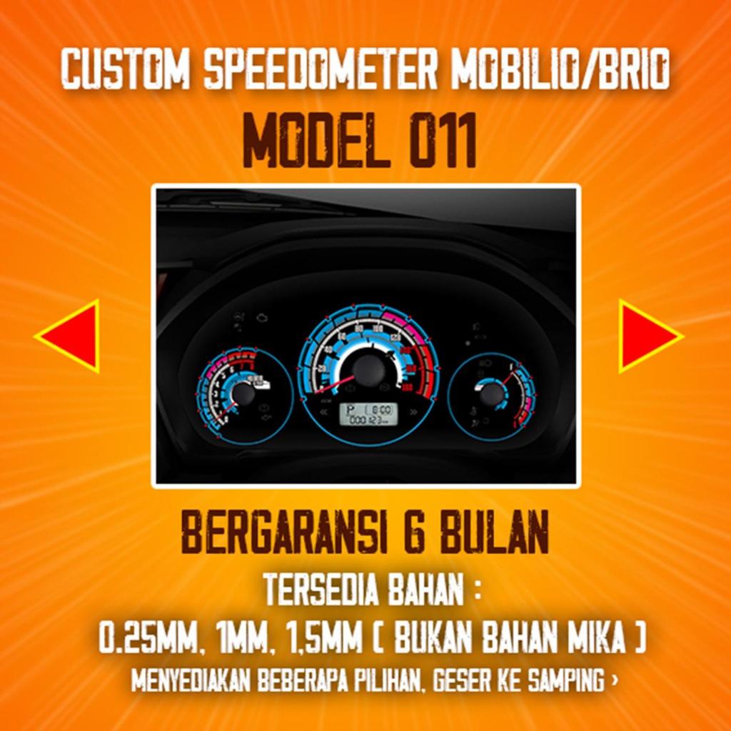 Speedometer Custom Brio / Mobilio Model 011 - 015