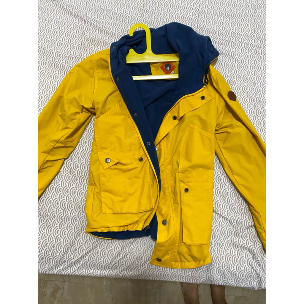 Humblezing Rapunji Ukuran M Yellow Taslan Parka Kuning