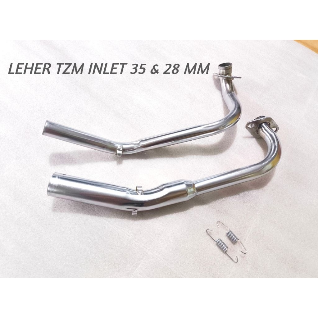 Leher knalpot standar racing inlet 35 beat fi deluxe karbu esp pop mio smile sporty m3 j scoopy soul