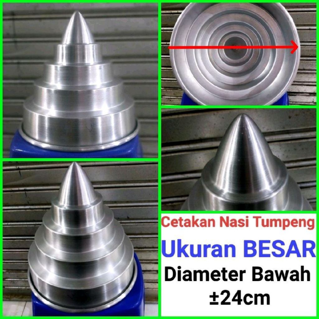 cetakan nasi tumpeng cetakan nasi kuning bertingkat susun 4 BESAR