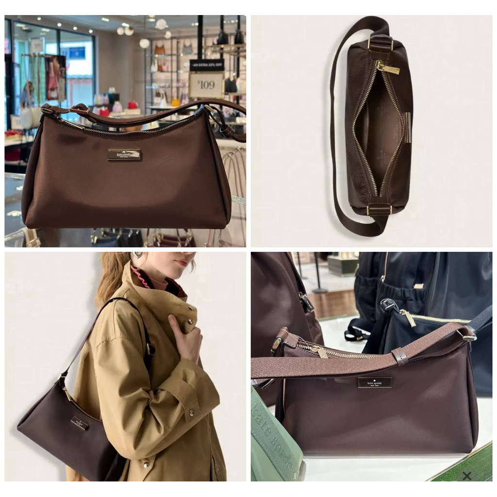 Ready stock carter nylon small shoulder bag new authentic original store hot fudge