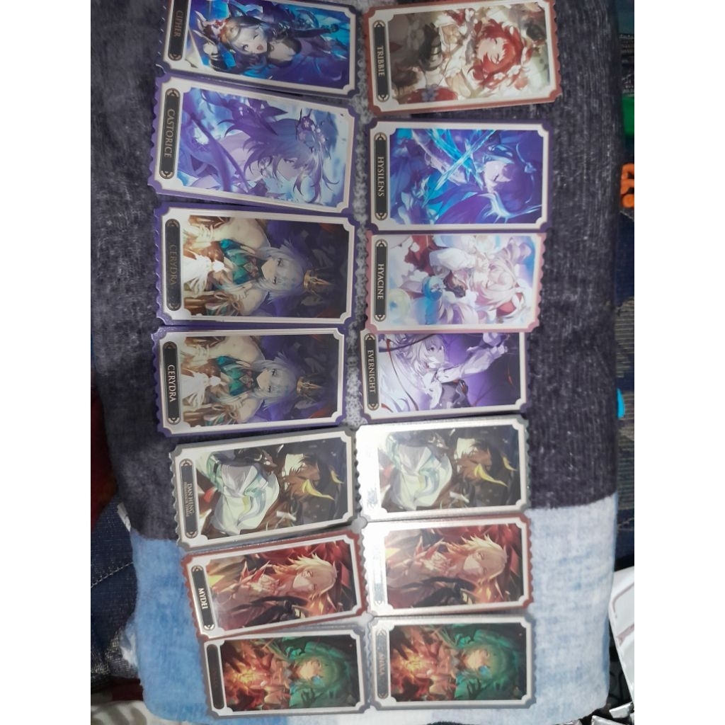 Kartu Tiket Flame Chase Fiesta Honkai Star Rail HSR Pop Up Store Cerydra Anaxa