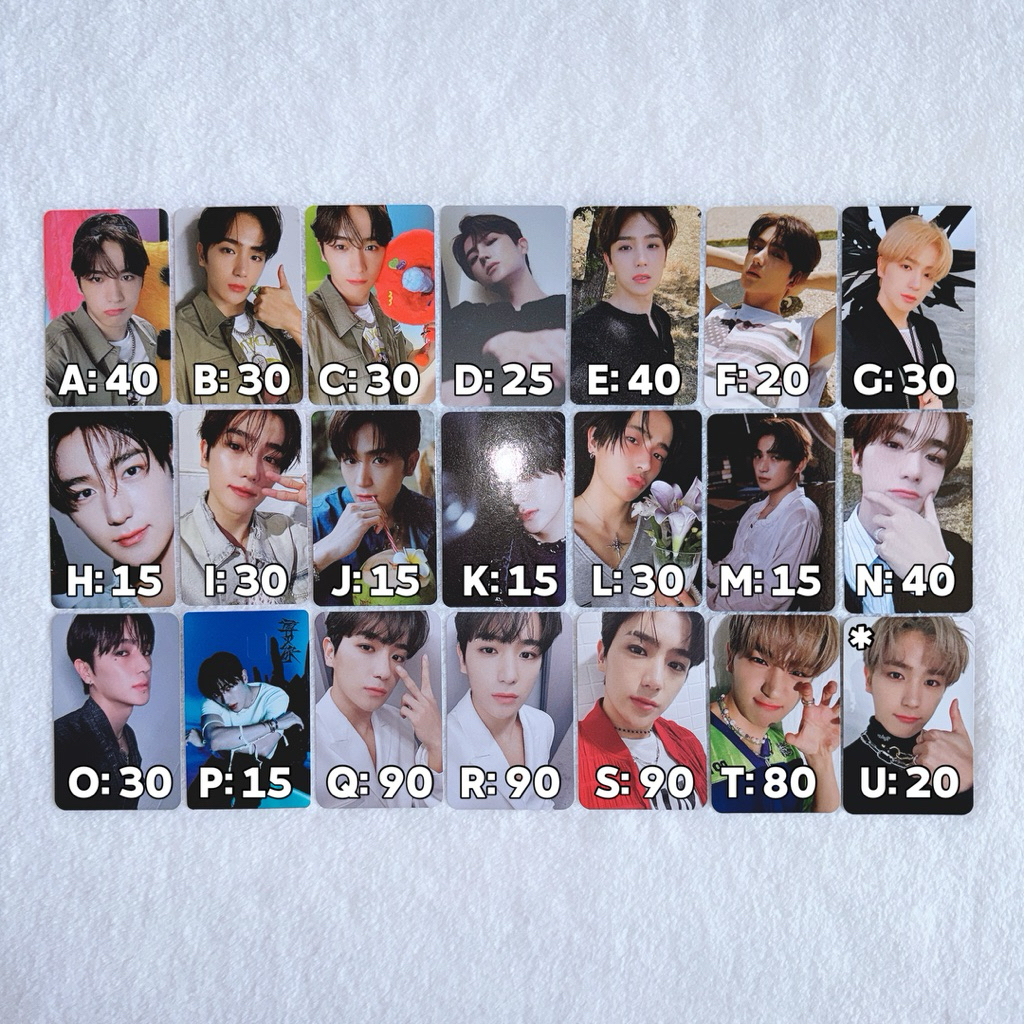 The Boyz Hyunjae Photocard PC Album Be Aware, Be Awake, Phantasy, Trigger; She’s The Boss, Delicious