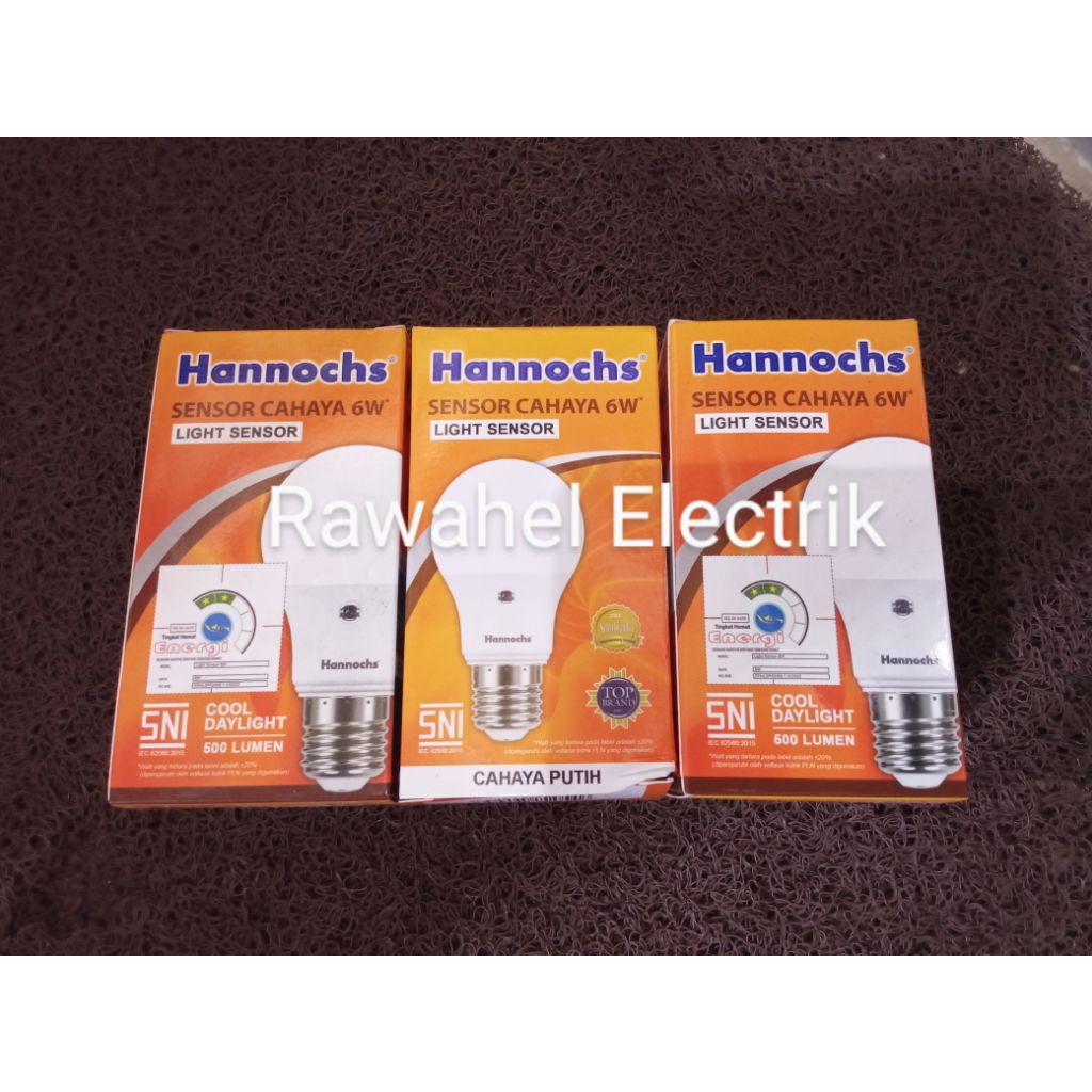 Hannoch Sensor Cahaya 6 Watt