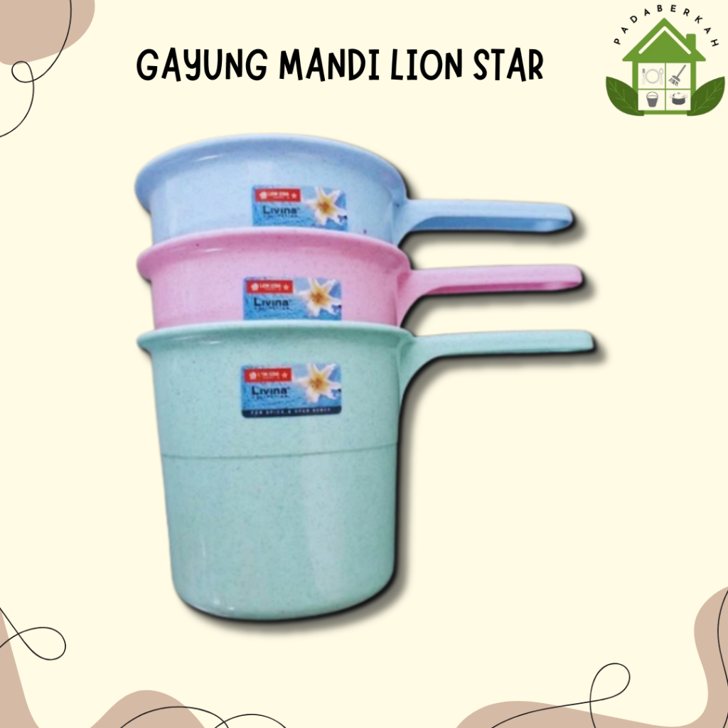 Gayung Plastik Lion Star DELUXE Gayung Mandi Lion Star Gayung Plastik Gayung LION STAR