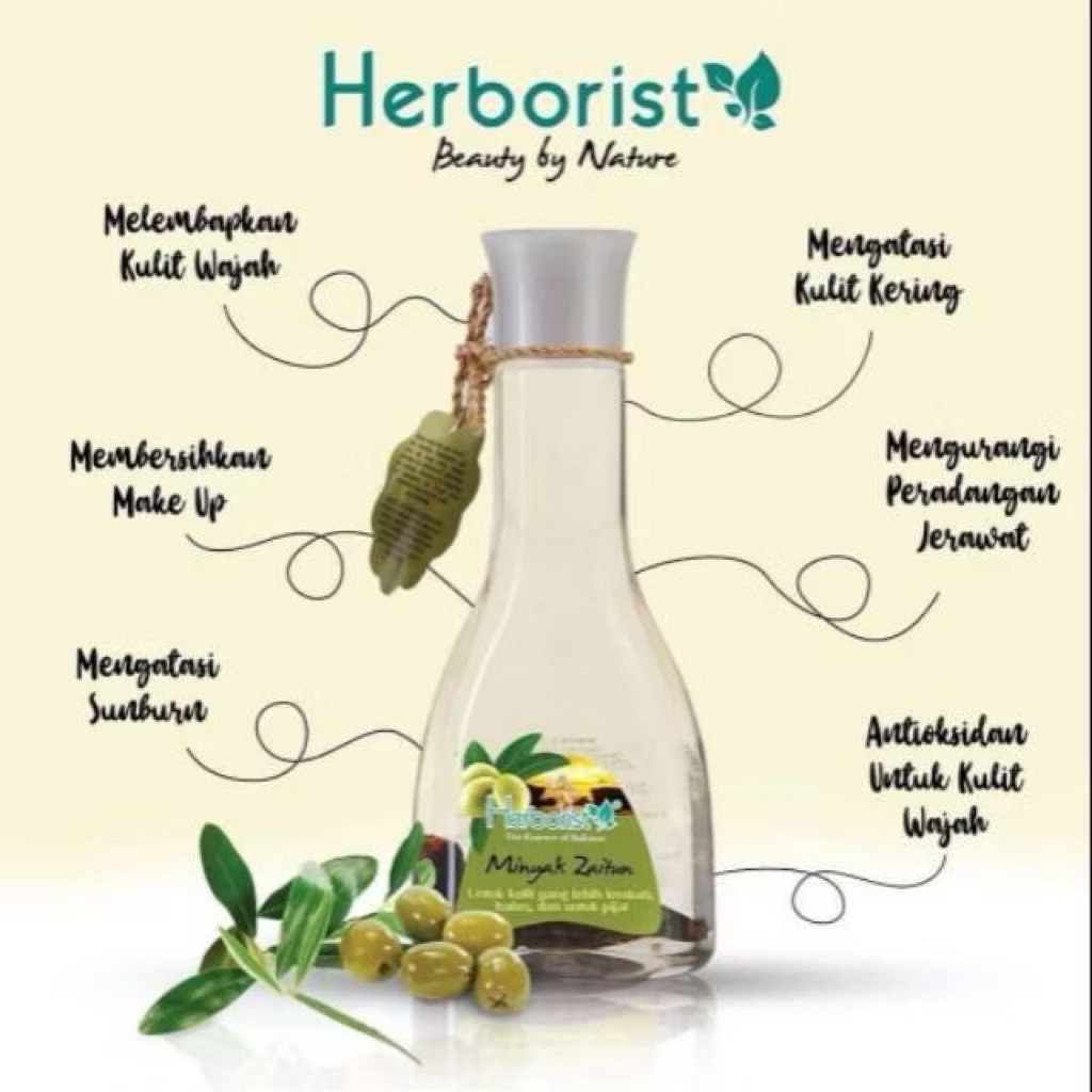 JEEL herborist minyak zaitun 75ml | herborist minyak zaitun 150ml