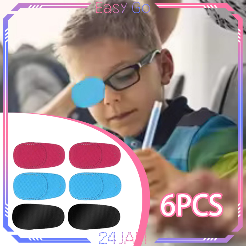 Isi 6pcs Terapi Lazy Eye Patch Terapi Penutup Mata Terapi Mata Malas Amblyopia Orthoptic Terapi Mata