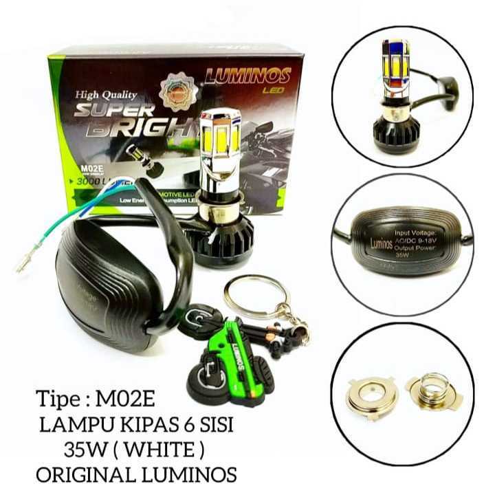 Led LUMINOS Original Lampu Led LUMINOS ORIGINAL Ready 6 sisi WHITE M02E