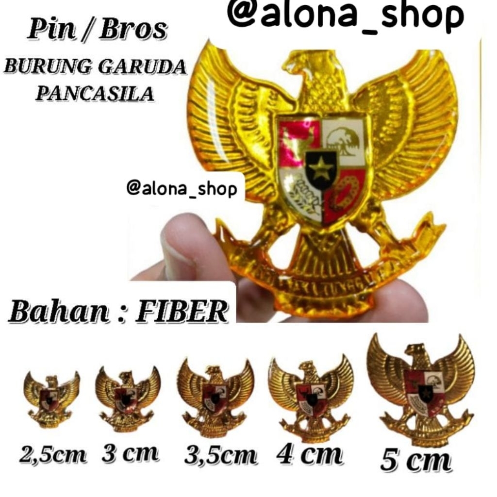 PIN/BROS BURUNG GARUDA PANCASILA ( FIBER )