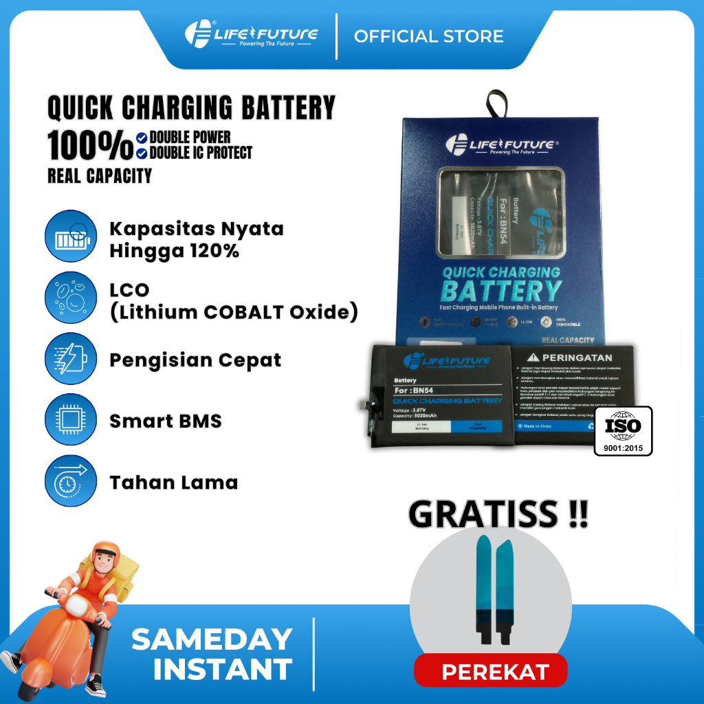 LF - Quick Charging Battery / Baterai Xiaomi BN54 - Redmi Note 9 / Redmi 9