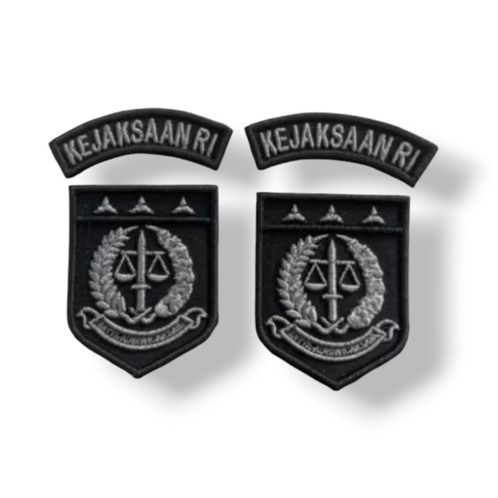 BORDIR TIMBUL KEJAKSAAN drill hitam