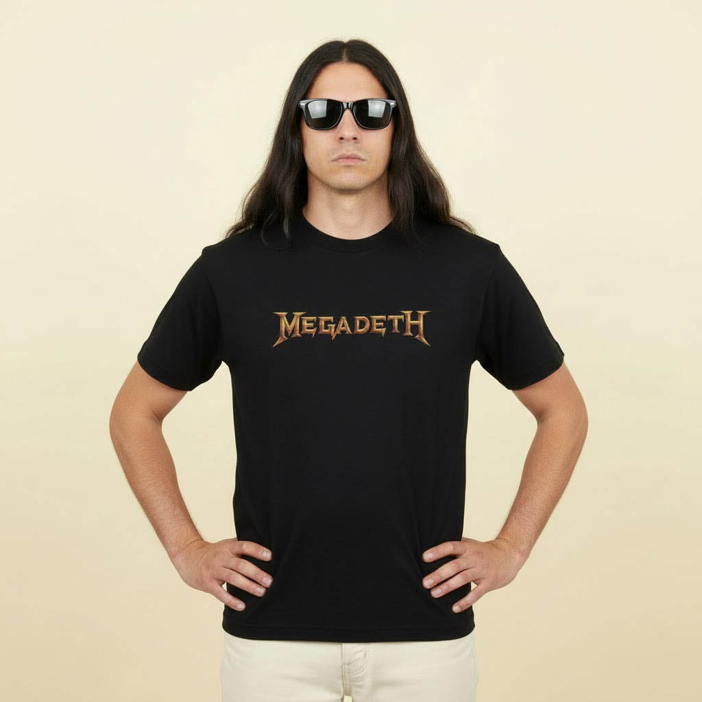 Kaos T-Shirt Premium MEGADETH Heavy Metal Cotton cloth short sleeve and  long sleeve