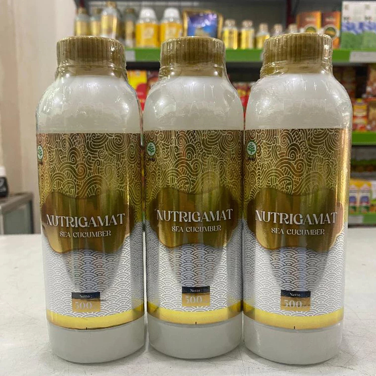 Nutri Gamat 500ml - Jelly Gamat Nutrigamat Teripang Emas Kualitas Premium Bio Sea Cucumber BPOM